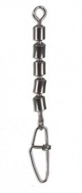 Aquantic 5-time trolling swivel, mt 6, 8stuks