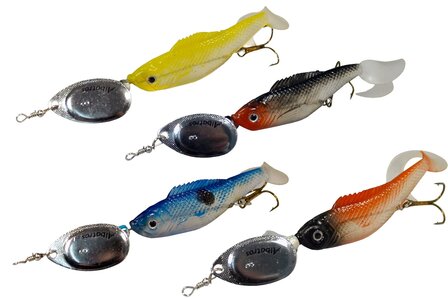 Albatros spinner fat fish, 17 gr. Red Heat