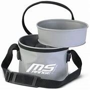 MS Range Bait Bowl L 5 ltr  opvouwbare en kant en klaar-voeremmer met transparante deksel                                                  op=op