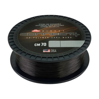 Berkley Connect +, carp mono, CM70,bruin, 1000m  0,34 mm   opruiming