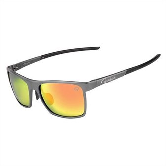 Gamakatsu G-Glasses ALU ,  grey red mirror  