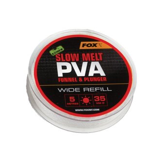 Fox slow melt pva wide Refill, 5m 35mm