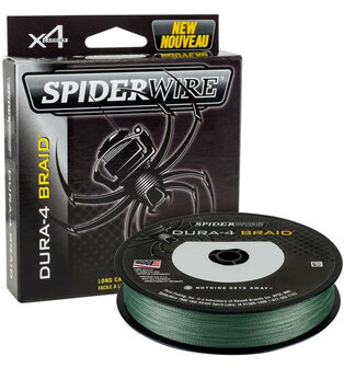 Spiderwire Dura 4 Braid, 150 mtr, moss green  0.40mm, 45kg.