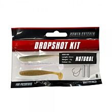 Dropshot kit, 65mm, 1,8 g ,3 mix kleuren,uv flash