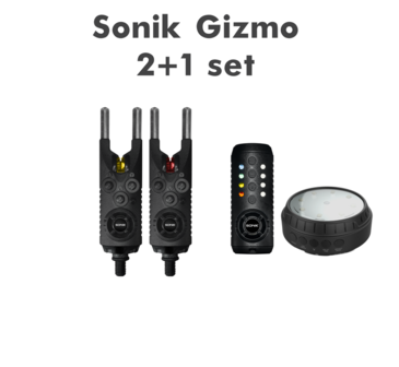 Sonik Gizmo beetmelderset all blue, 3+1 + bivvy lamp   op=op