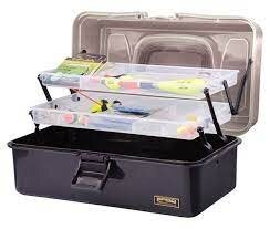 Spro tackle box , 2ladige viskoffer,  (zonder inhoud)