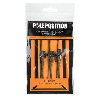 Pole Position CS Safety  leadclip action pack, 3 st