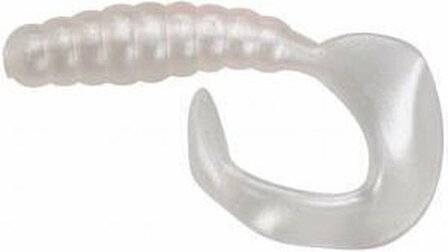 Spro Spiro Tail, 5,5 cm, White, 10 st