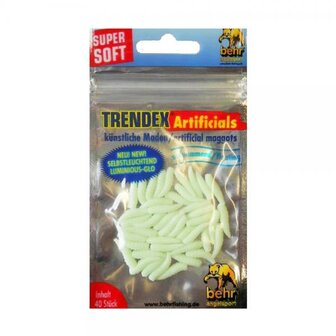 Trendex imitatie maden, 40 st, drijvend, kleur Luminious-glowinthedark