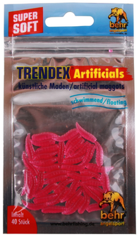 Trendex imitatie maden, 40 st, drijvend, kleur pink