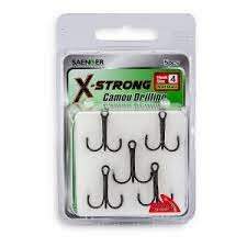  Xstrong Dreg, high quality carbon  steel Treble, 5 stuks