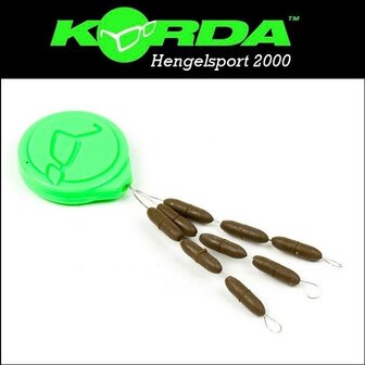 Korda Dark Matter Sinkers,small, green, 12 st