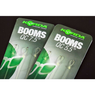 Korda Booms Quick Change Fluorcarbo Ready Rig, 25lb, 19 cm      3stuks