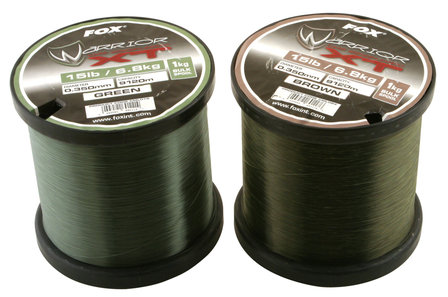 Fox Warrior XT Line 0.38mm Brown or green ,   870m                                              op=op