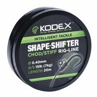 Kodex Shape-Shifter Chod/stiff Rig-line, 0.40mm  ( 15lb,7kg) 20 meter                op=op