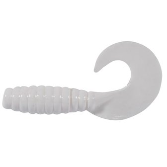 Berkley Powerbait , 5 cm Power Grub shad, white, 20 st