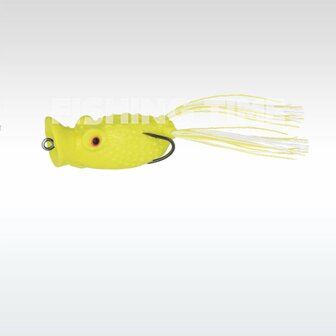 PredatorZ Weedless Popper Frog, 6 cm. fluo green or yellow