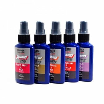 CarpZoom, feeder Rapid Spray, pva friendly 50ml. Strawberry & Vanilla