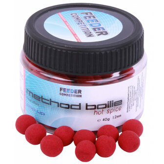 CarpZoom Feeder competton boilies, hot spice , 12 mm, 40 gr