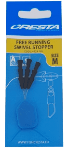 Cresta free running swivel stopper, size m, 9 st