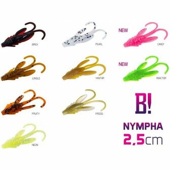 lure Delphin Bomb Nympha 2,5 cm 10 stuks