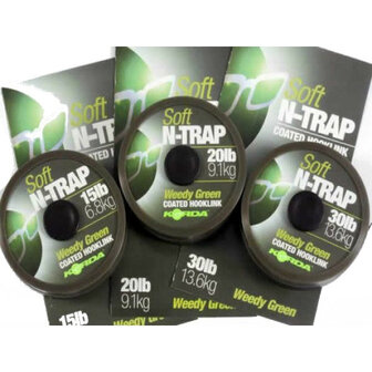 korda 30 lb N-trap soft, coated hooklink