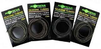 Korda silicone tubing, small or medium 0.5x0.25mm of 0.7x0.3mm. 1,5 meter