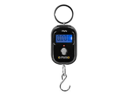 Digital scales minio tot 25 kg. formaat 6x4 cm incl batterij