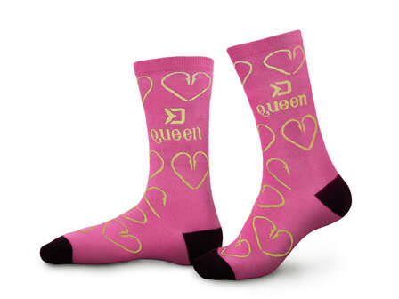 Delphin Dames-vissers-sokken, Queen, 1 maat (38-41), roze
