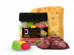 Wafters, D snax, 10x7mm, 50 st mixed colours, cheese-liver