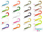 Twista 6 cm uv +salt aroma lure, 5st in blister, kleur deadsnow(champagne=glitter)