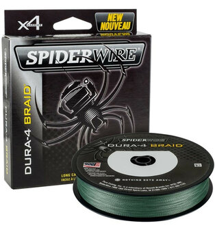 Spiderwire Dura 4 Braid, 150mtr, moss green  0.35mm, 35kg.