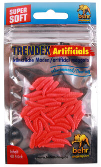 Trendex imitatie maden, 40 st, drijvend, kleur fluo orange