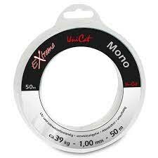 Uni Cat  Xtreme Mono line, 50 mtr 1.15mm, trekkracht 48kg