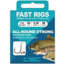 Ctec fast rigs, allround strong onderlijnen , 50 cm