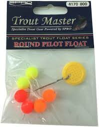 Spro round pilot float, 10 cm oranje