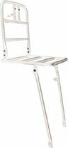 Fiets Voor-drager28&quot;. Transport Alu Mat/ Zwart (balhoofdbevestiging)