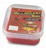 Saenger Allround zinkend VISDEEG, 130gr. aroma: Liver Squid