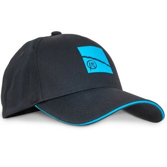 Preston Black/Blue HD Cap, vispet met klep