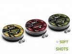 Lood Distributeur 100 gr 7-vaks, lead shot extra soft van  0.1 gr naar 1,5 gr. van Delphin