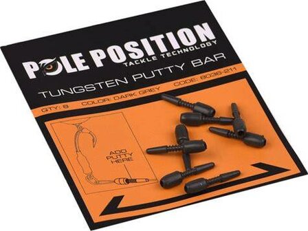 Pole position tungsten putty bar, 8 st