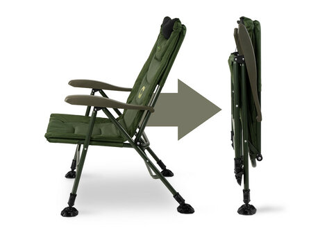 Delphin Karper-Feederstoel &quot;Ergo-Carp&quot;.