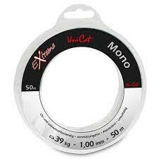 Uni Cat  Xtreme Mono line, 50 mtr 1.15mm, trekkracht 49kg