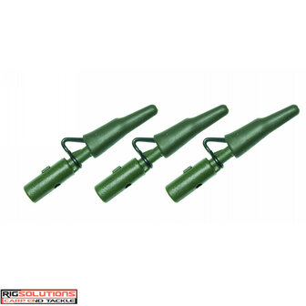 Rig solutions HQ Lead Clips , 5st, green