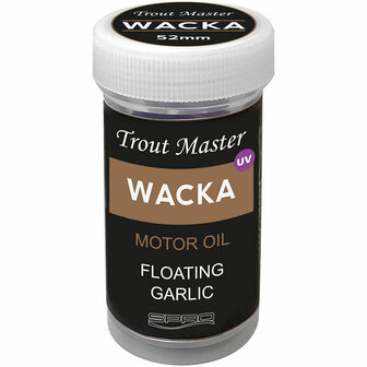 Nieuw    Trout Master softbait Wacka 52.   orange/white, 6 st in potje