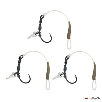 Anaconda Ready Ronnie rank-66 Stiff Rig, micro barbed