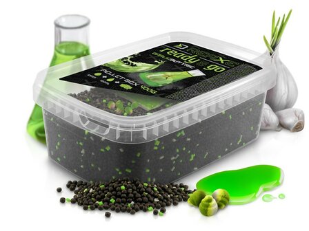 Pellet box delphin ready to go, 400gr. Garlic- Butyric 