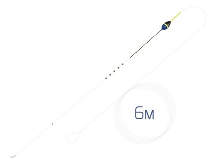 Delphin compleet vistuig van 6mtr.