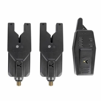 Korum Alarmset:  KRI 2 Rod Remote Alarm set   op=op