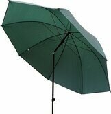 Robinson Visparasol, plu 2.5mtr met 3/4 aan-ritsbare doek.